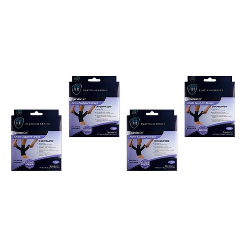 Neat Feat Spandex Gel Ankle Brace, Large Pack of 4