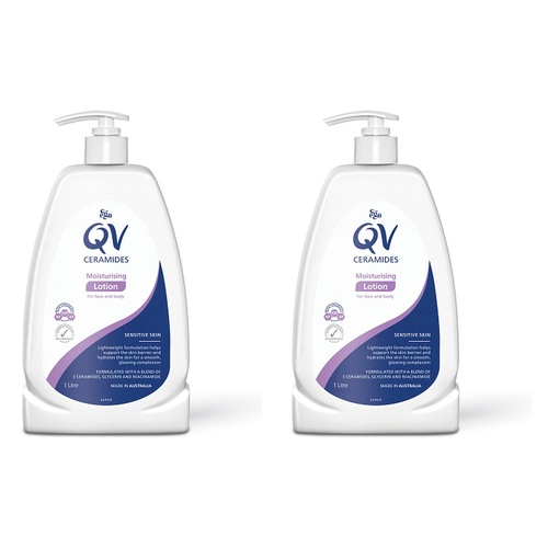 Ego QV Ceramides Moisturising Lotion 1L Pack of 2