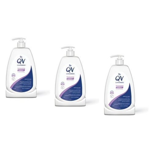 Ego QV Ceramides Moisturising Lotion 1L Pack of 3