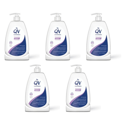 Ego QV Ceramides Moisturising Lotion 1L Pack of 5