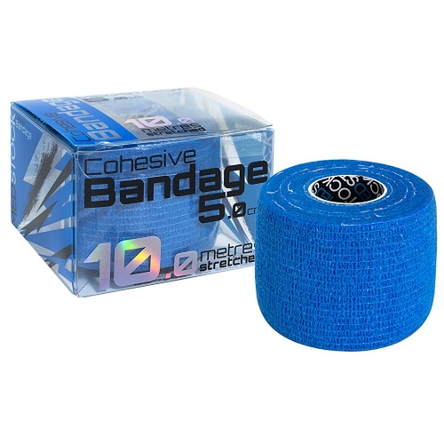 Medstock Cohesive Bandage Blue 5cm x 10m