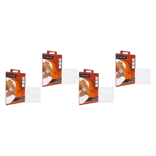 Medstock Non-Stick Pad 5cm x 5cm 5 Pack Bundle of 4