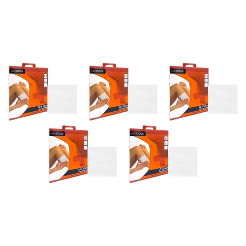 Medstock Non-Stick Pad 10cm x 10cm 3 Pack Bundle of 5