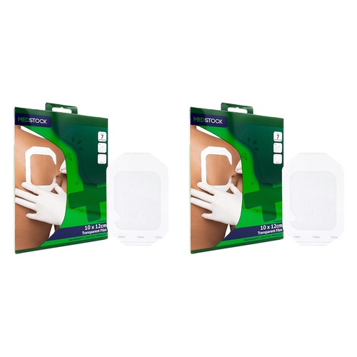 Medstock Transparent Film Dressing 10cm x 12cm 3 Pack Bundle of 2