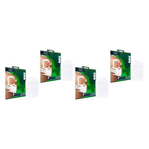 Medstock Transparent Film Dressing 10cm x 12cm 3 Pack Bundle of 4