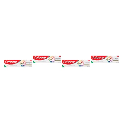 Colgate Total Plaque Release Toothpaste Fragrant Mint 95g Pack of 4