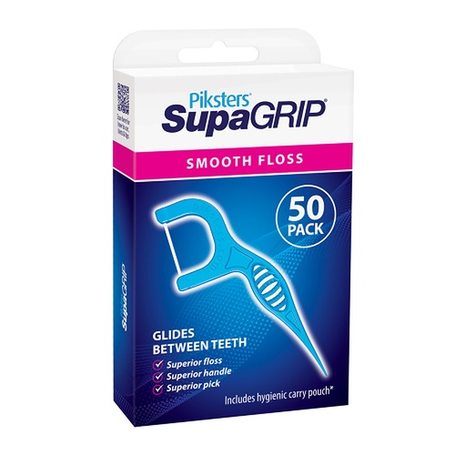 Piksters SupaGRIP Floss Picks 50 Pack