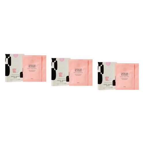 Blissful Moments Face Mask Duo 2 Piece Set Pack of 3