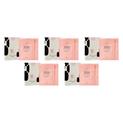 Blissful Moments Face Mask Duo 2 Piece Set Pack of 5