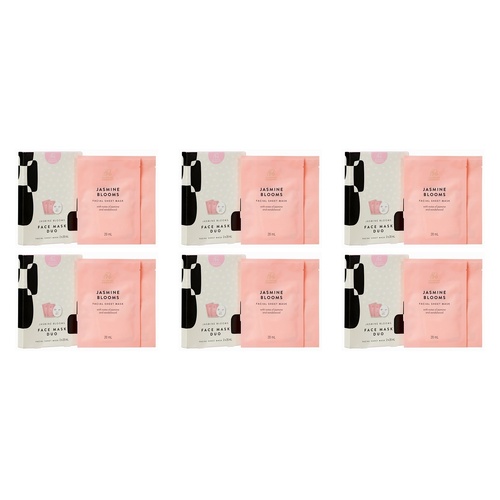Blissful Moments Face Mask Duo 2 Piece Set Pack of 6