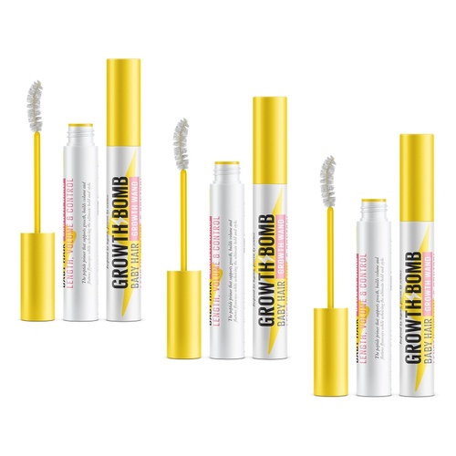 Growth Bomb Hair Growth Wand 10mL x 6 Bundle of 3