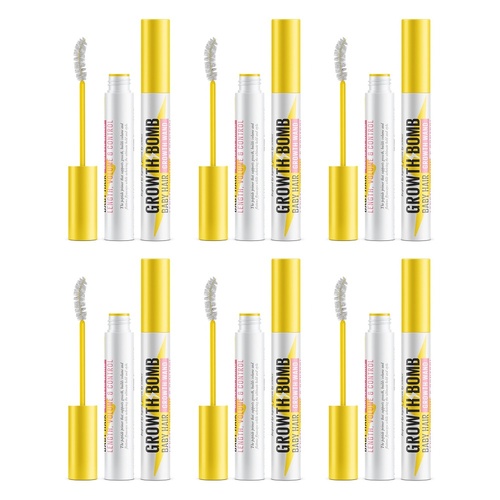 Growth Bomb Hair Growth Wand 10mL x 6 Bundle of 6