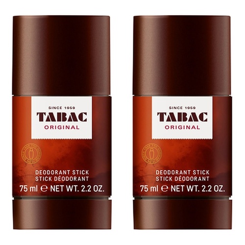 Tabac Original Deodorant Stick, 75mL Pack of 2