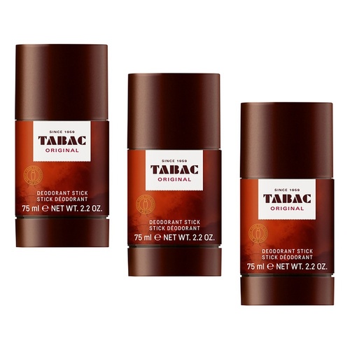 Tabac Original Deodorant Stick, 75mL Pack of 3