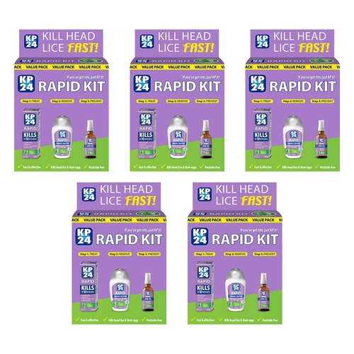 KP24 Rapid Head Lice Kit Pack of 5
