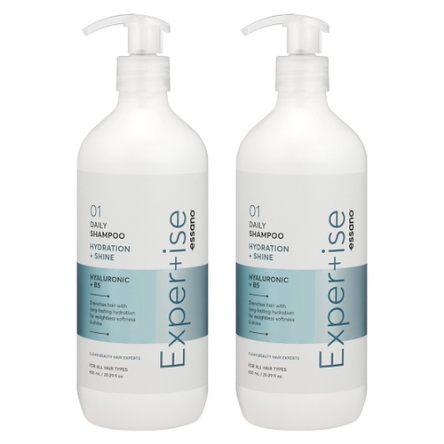 Essano Expertise Hydrating Daily Shampoo 600mL Pack of 2