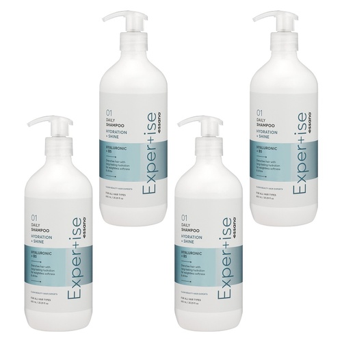 Essano Expertise Hydrating Daily Shampoo 600mL Pack of 4
