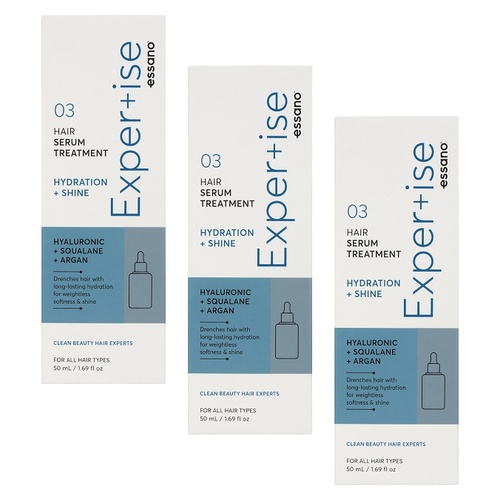Essano Expertise Hydration + Shine Treatment 50mL Pack of 3