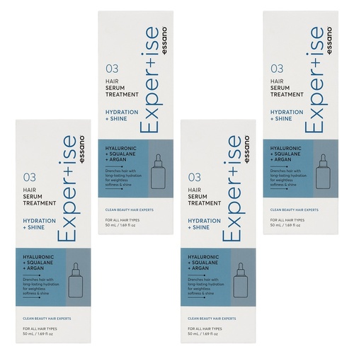 Essano Expertise Hydration + Shine Treatment 50mL Pack of 4