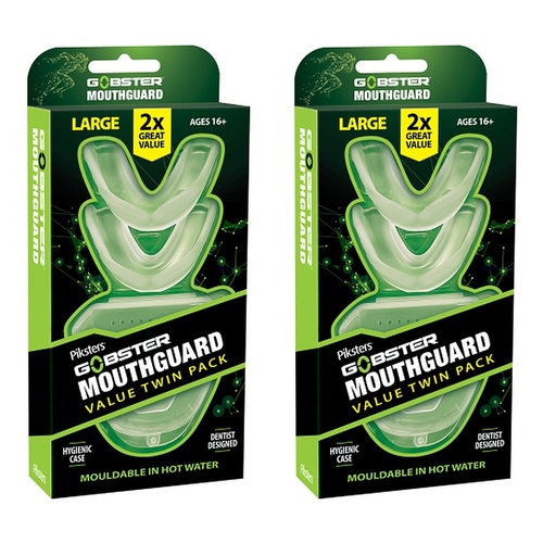 Gobsters Mouthguard Large 2 Pack Bundle of 2