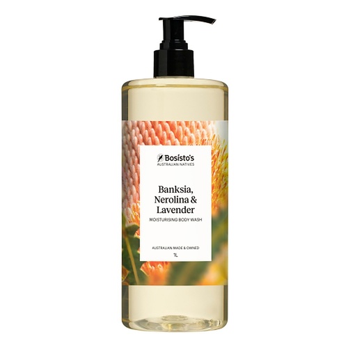 Bosisto's Banksia Nerolina and Lavender Body Wash 1 L x 3