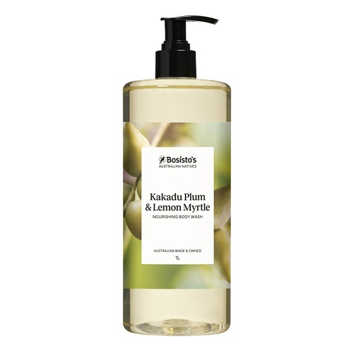 Bosisto's Kakadu Plum and Lemon Myrtle Body Wash 1 L x 3