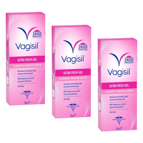 Vagisil Ultra Fresh Gel 30g Pack of 3