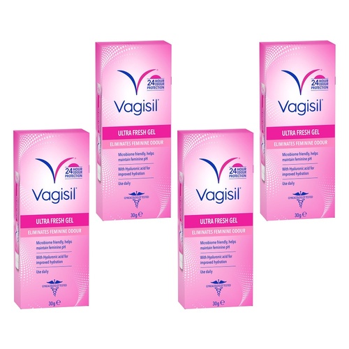 Vagisil Ultra Fresh Gel 30g Pack of 4