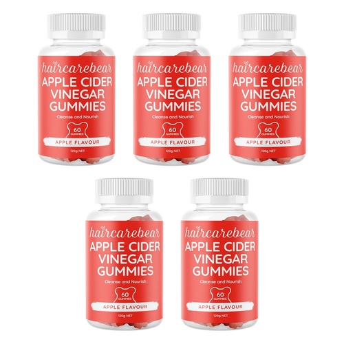 Haircarebear Apple Cider Vinegar Gummies Pack of 5