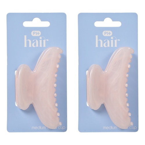 Pharmacy Health Medium Claw Clip Pink Pack of 2