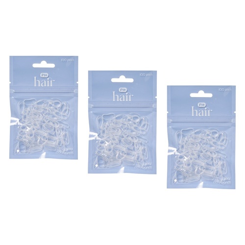 Pharmacy Health Polybands Clear 100 Pack Bundle of 3