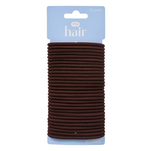 Pharmacy Health Thick Elastics Brunette 30 Pack