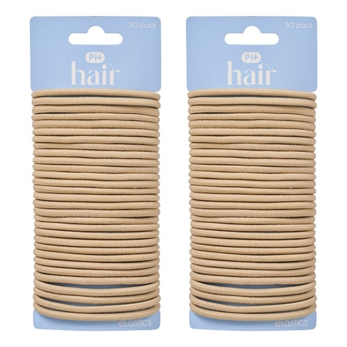 Pharmacy Health Thick Elastics Blonde 30 Pack Bundle of 2