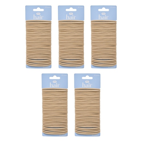 Pharmacy Health Thick Elastics Blonde 30 Pack Bundle of 5