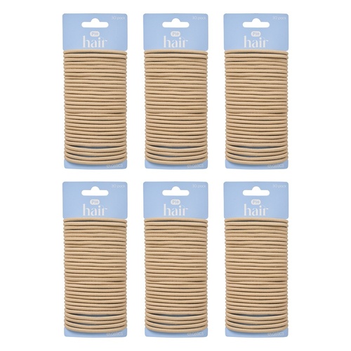 Pharmacy Health Thick Elastics Blonde 30 Pack Bundle of 6