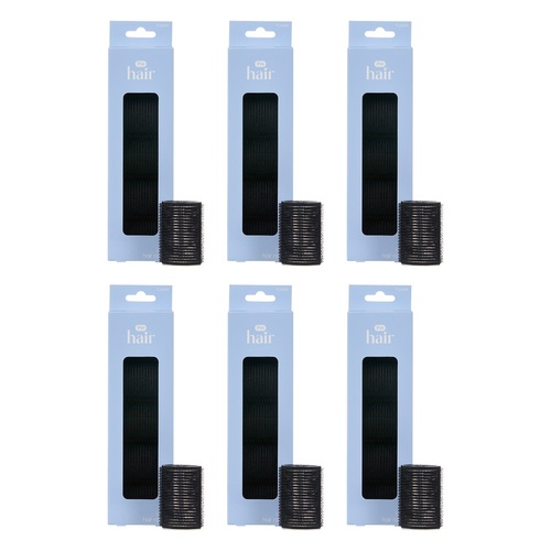 Pharmacy Health Hair Rollers Large 5 Pack Bundle of 6