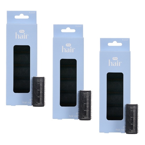 Pharmacy Health Hair Rollers Small 6 Pack Bundle of 3