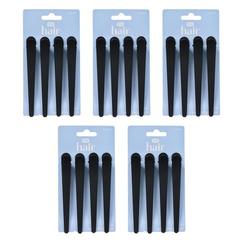 Pharmacy Health Salon Sectioning Clips 4 Pack Bundle of 5