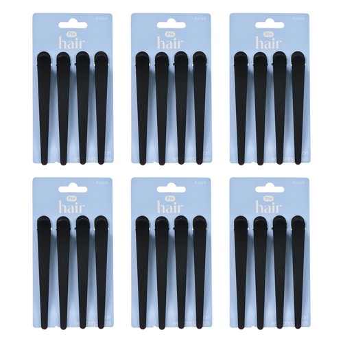 Pharmacy Health Salon Sectioning Clips 4 Pack Bundle of 6