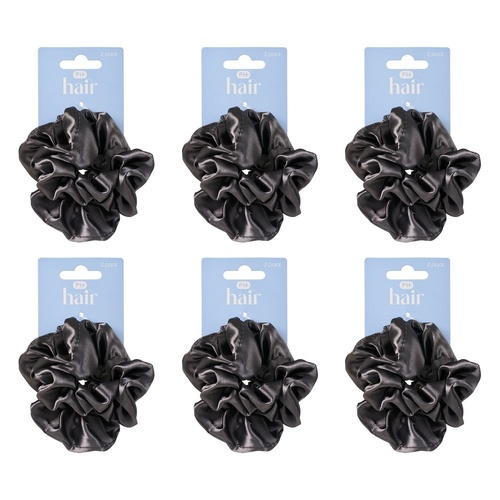 Pharmacy Health Sleep Scrunchies Grey 2 Pack Bundle of 6