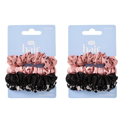 Pharmacy Health Scrunchie Mixed 4 Pack Bundle of 2