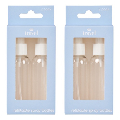 Pharmacy Health Refillable Spray Bottles 2 Pack Bundle of 2