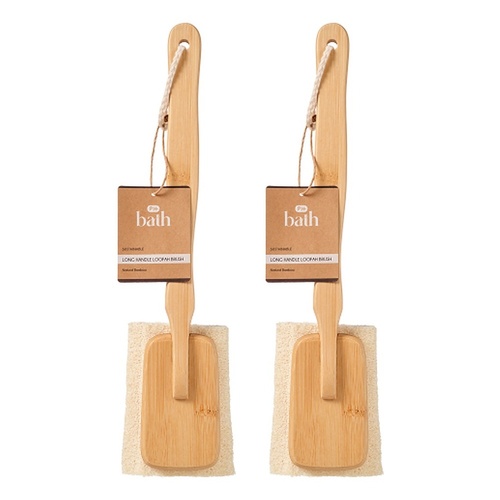 Pharmacy Health Long Handle Loofah Brush Pack of 2