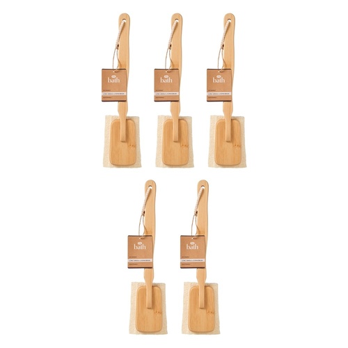 Pharmacy Health Long Handle Loofah Brush Pack of 5