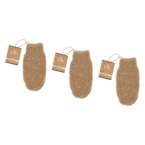 Pharmacy Health Exfoliating Body Mitt Pack of 3
