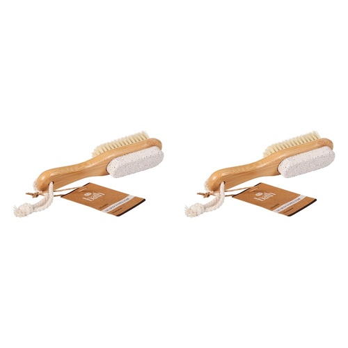 Pharmacy Health Nail Brush & Pumice Stone Pack of 2
