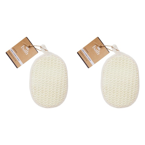 Pharmacy Health Sisal & Bamboo Buffer Pack of 2