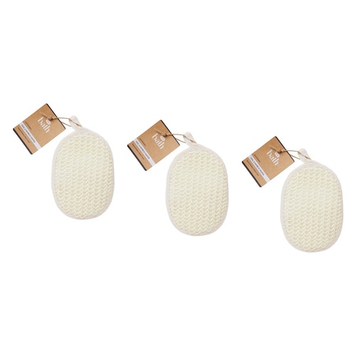 Pharmacy Health Sisal & Bamboo Buffer Pack of 3