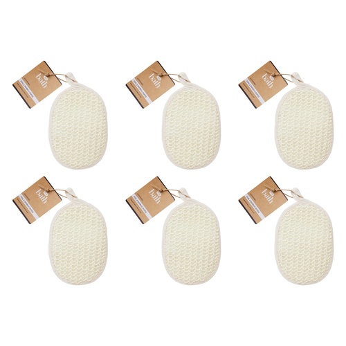 Pharmacy Health Sisal & Bamboo Buffer Pack of 6