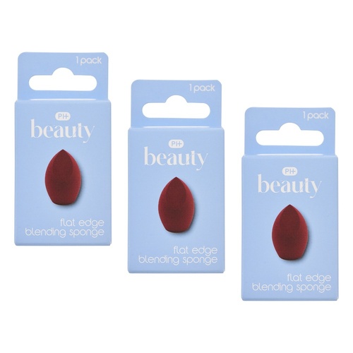 Pharmacy Health Cosmetic Blending Sponge Flat Edge Pack of 3